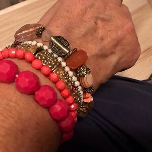 Pretty in Pink Bracelet Stack